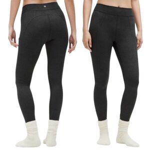 Lululemon Soft Sueded High-Rise Tight 25" Black 10